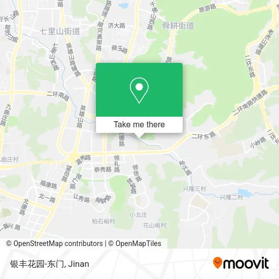 银丰花园-东门 map