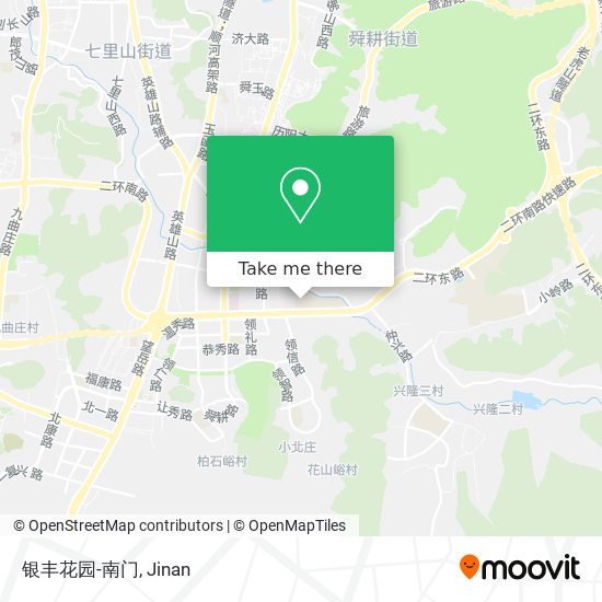 银丰花园-南门 map