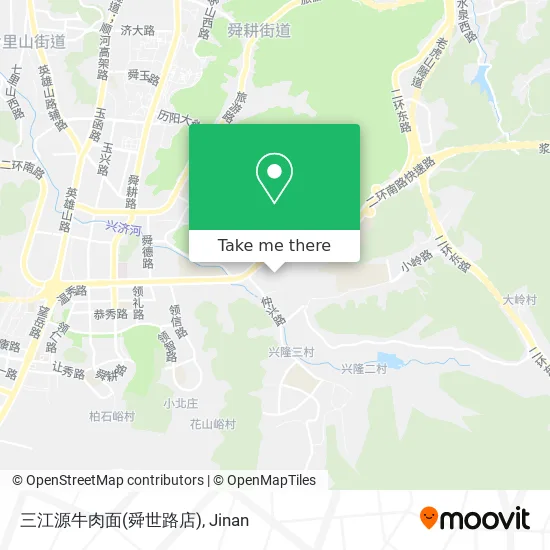 三江源牛肉面(舜世路店) map