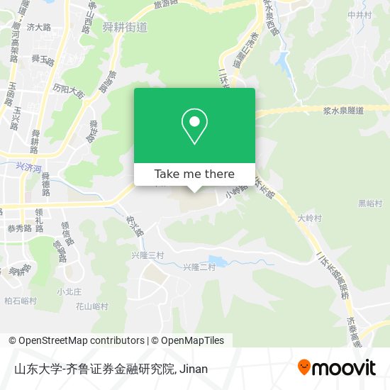 山东大学-齐鲁证券金融研究院 map