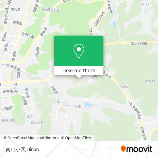南山小区 map