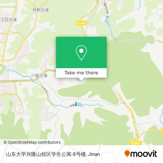 山东大学兴隆山校区学生公寓-8号楼 map