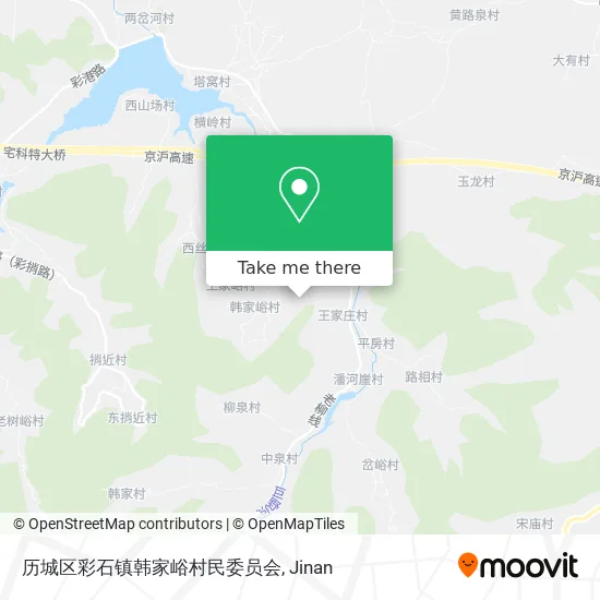 历城区彩石镇韩家峪村民委员会 map