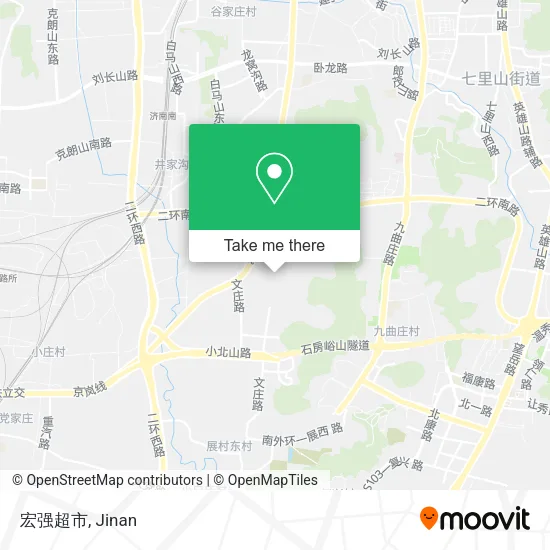 宏强超市 map