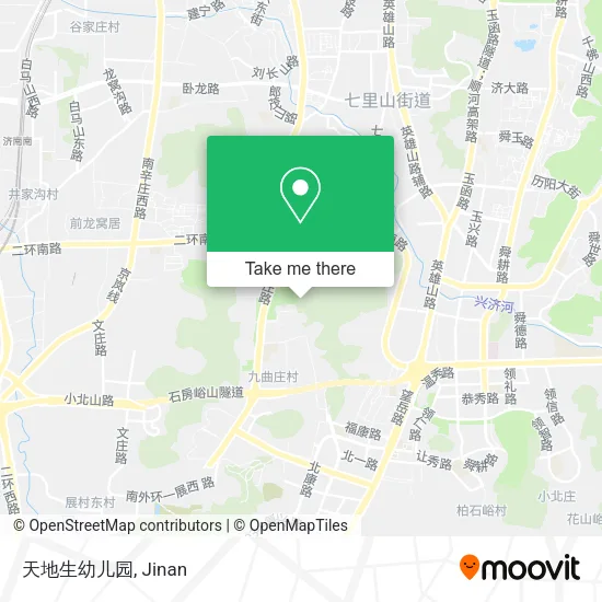 天地生幼儿园 map