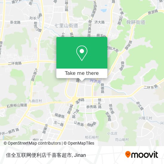 倍全互联网便利店千喜客超市 map