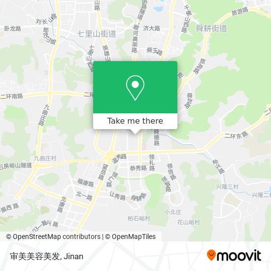 审美美容美发 map