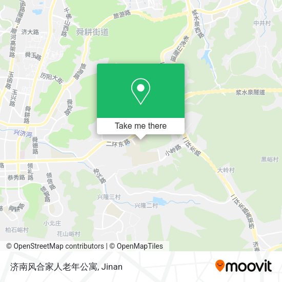 济南风合家人老年公寓 map