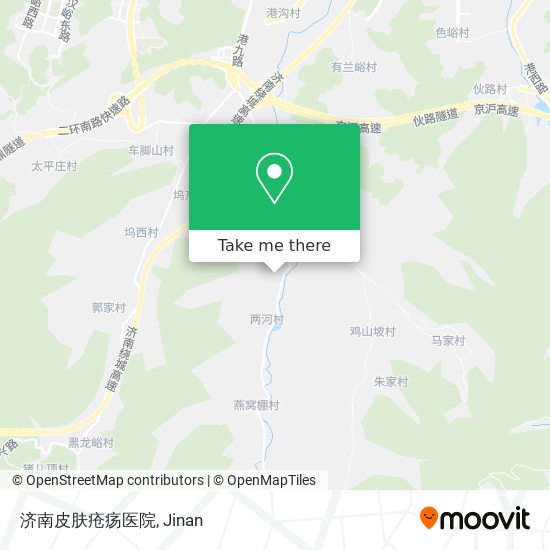 济南皮肤疮疡医院 map