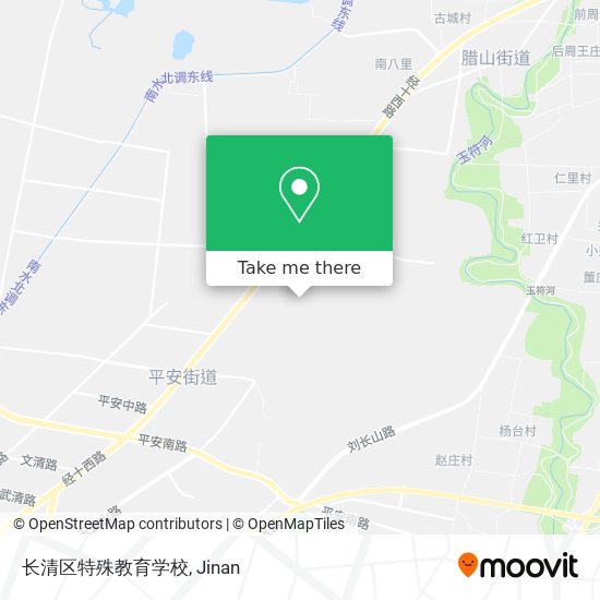 长清区特殊教育学校 map