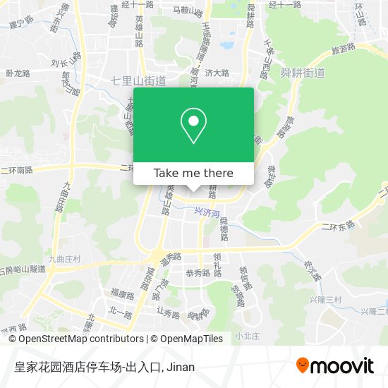 皇家花园酒店停车场-出入口 map