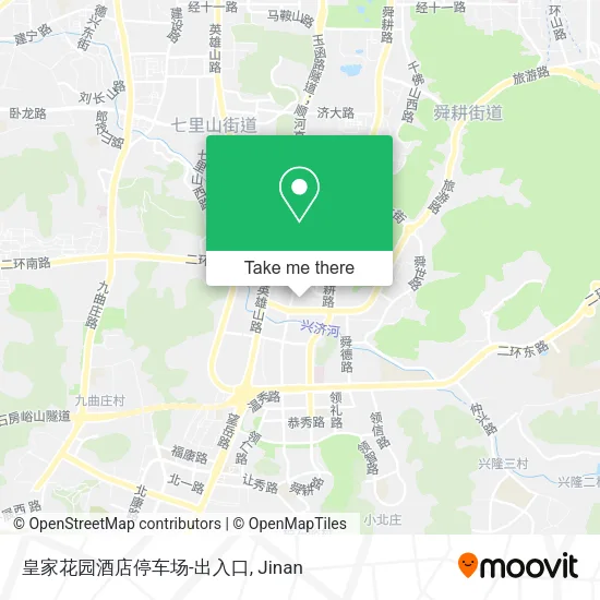 皇家花园酒店停车场-出入口 map