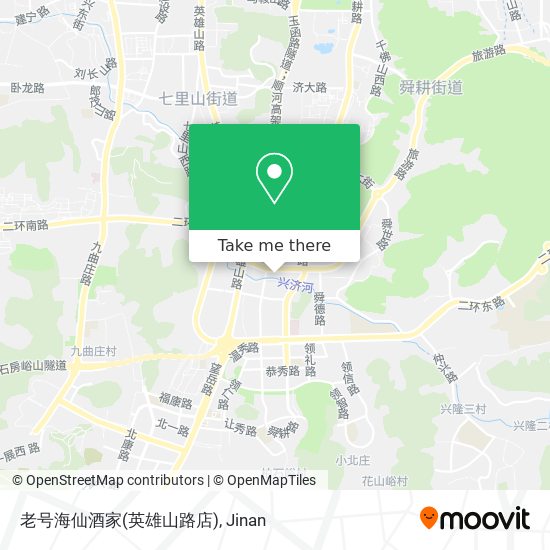 老号海仙酒家(英雄山路店) map