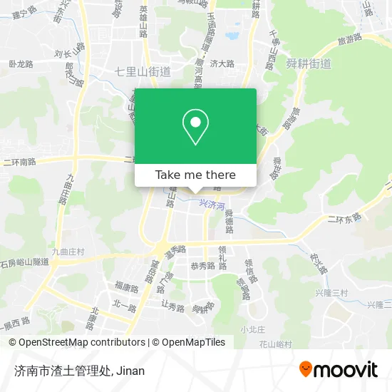 济南市渣土管理处 map