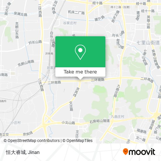 恒大睿城 map