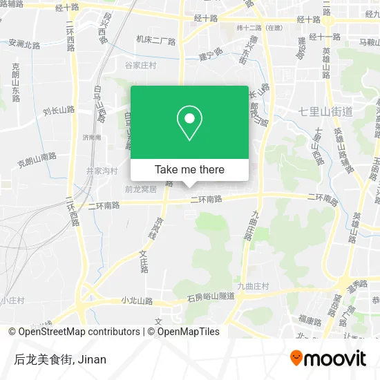 后龙美食街 map