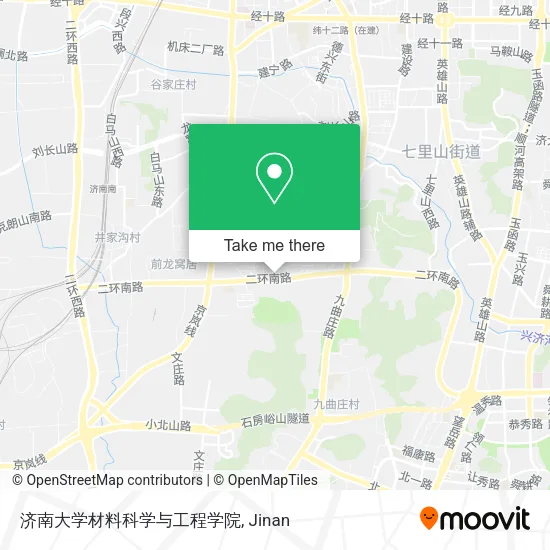 济南大学材料科学与工程学院 map