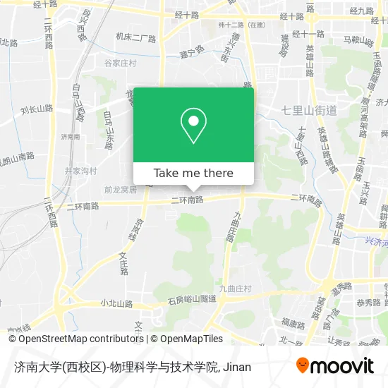 济南大学(西校区)-物理科学与技术学院 map