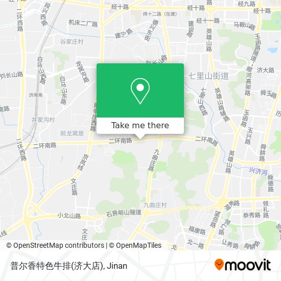 普尔香特色牛排(济大店) map