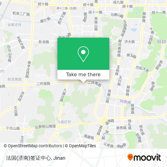 法国(济南)签证中心 map