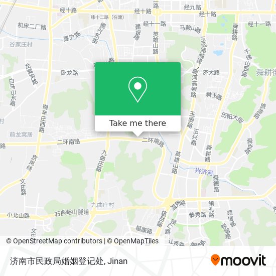 济南市民政局婚姻登记处 map