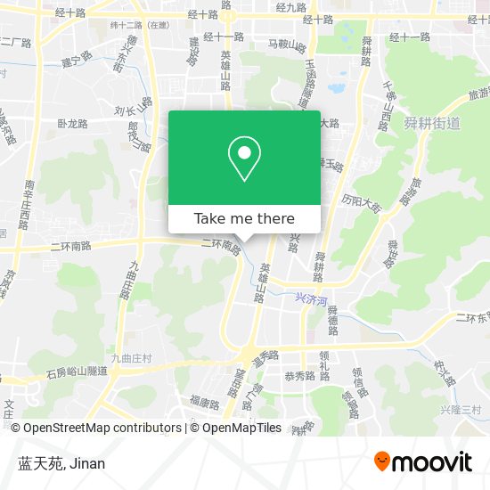 蓝天苑 map