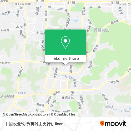 中国农业银行(英雄山支行) map