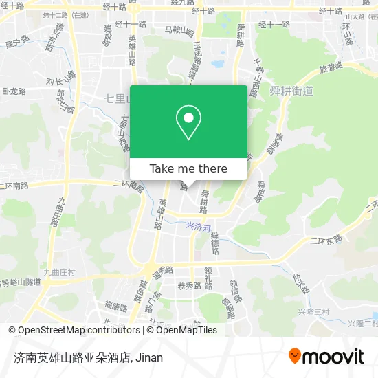 济南英雄山路亚朵酒店 map