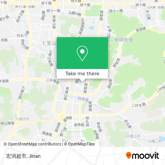 宏润超市 map