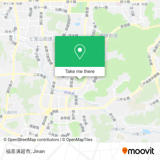 福喜满超市 map