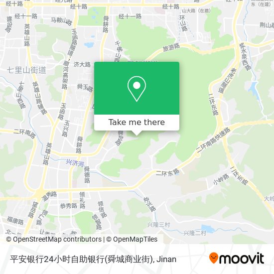 平安银行24小时自助银行(舜城商业街) map
