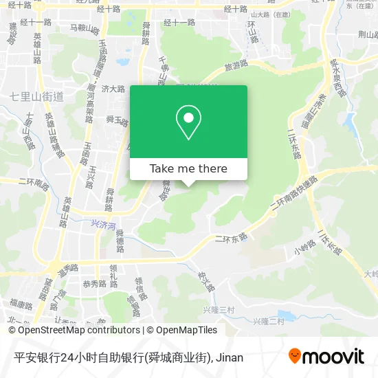 平安银行24小时自助银行(舜城商业街) map
