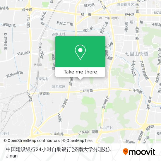 中国建设银行24小时自助银行(济南大学分理处) map