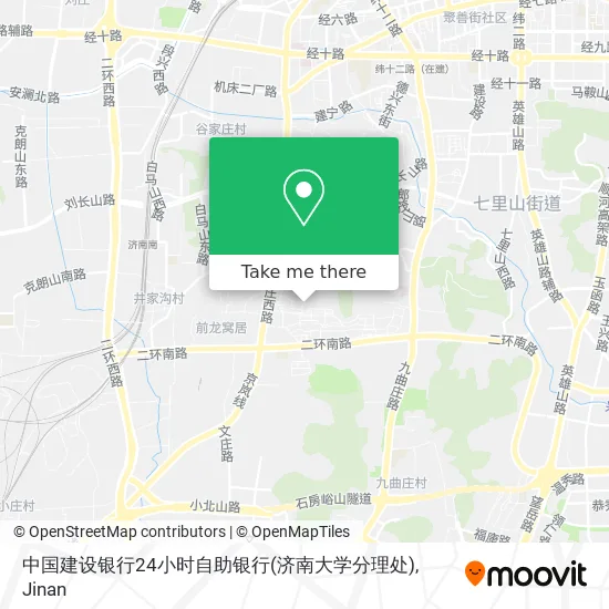中国建设银行24小时自助银行(济南大学分理处) map