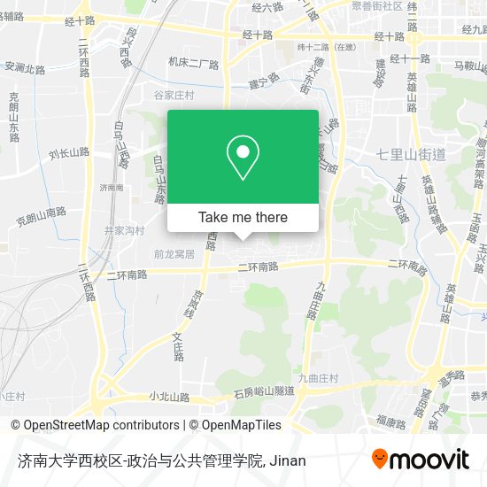 济南大学西校区-政治与公共管理学院 map