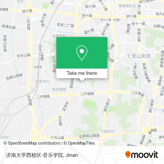 济南大学西校区-音乐学院 map