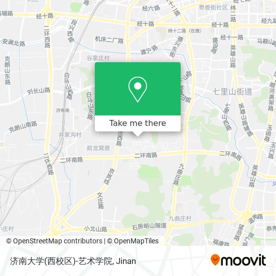 济南大学(西校区)-艺术学院 map
