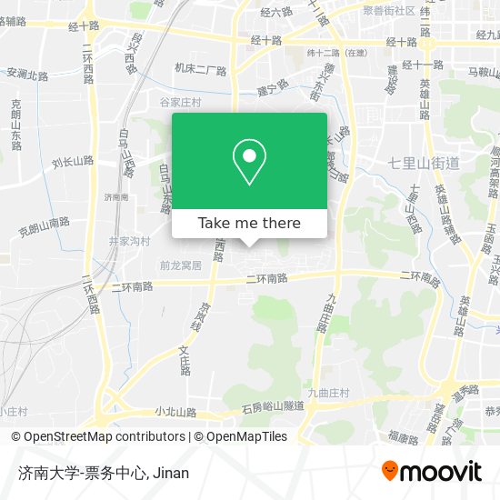 济南大学-票务中心 map