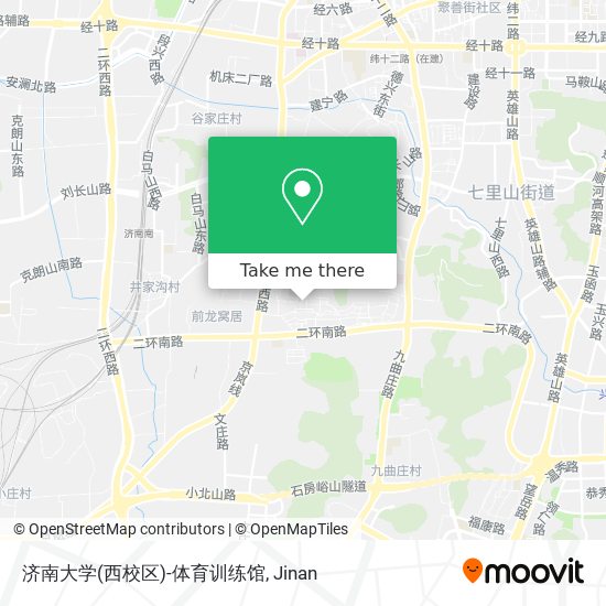 济南大学(西校区)-体育训练馆 map