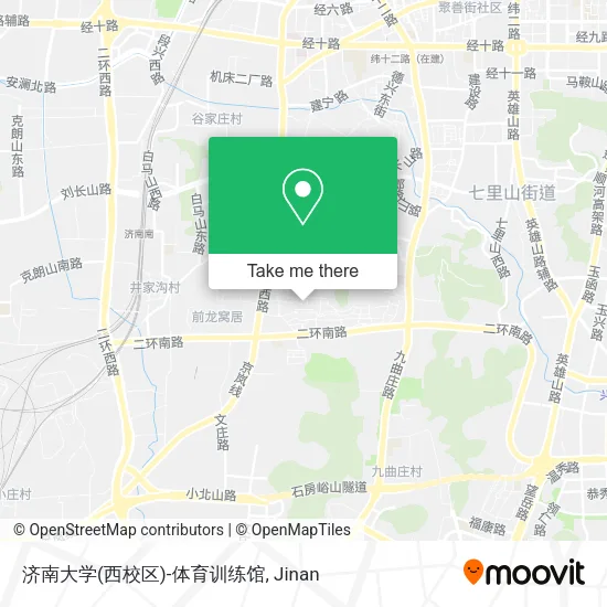 济南大学(西校区)-体育训练馆 map