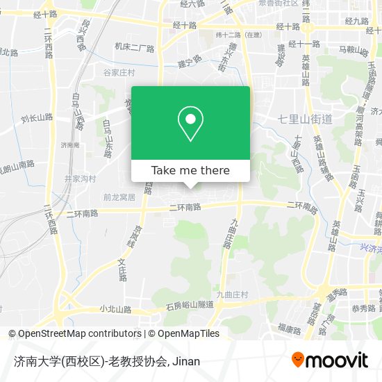 济南大学(西校区)-老教授协会 map