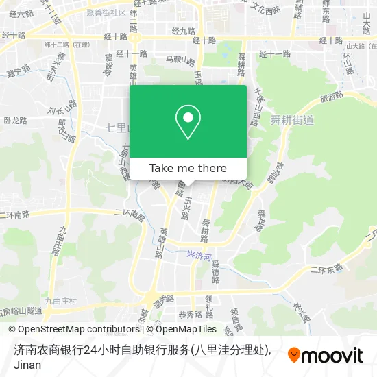 济南农商银行24小时自助银行服务(八里洼分理处) map