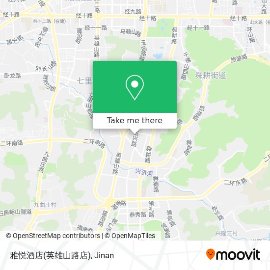 雅悦酒店(英雄山路店) map