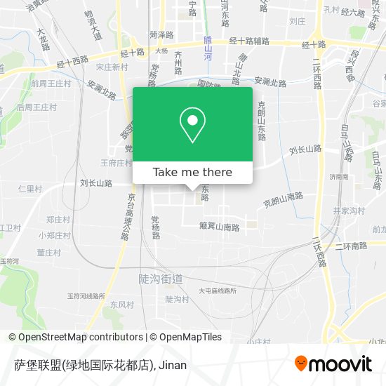 萨堡联盟(绿地国际花都店) map