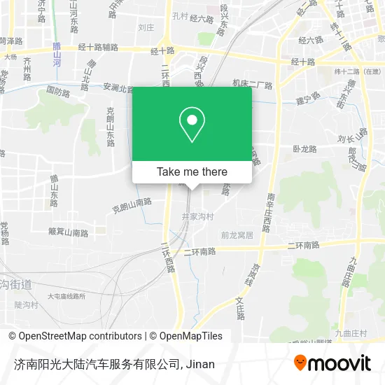 济南阳光大陆汽车服务有限公司 map