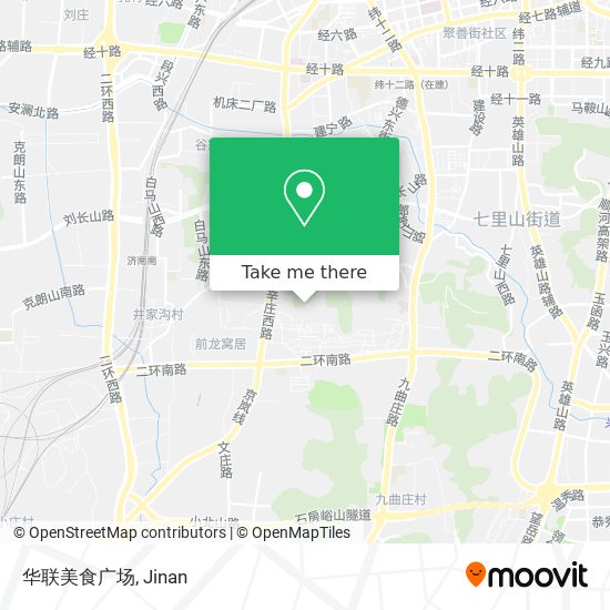 华联美食广场 map