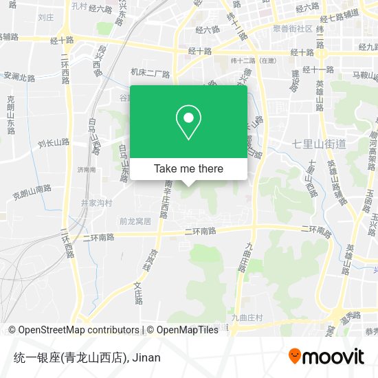 统一银座(青龙山西店) map
