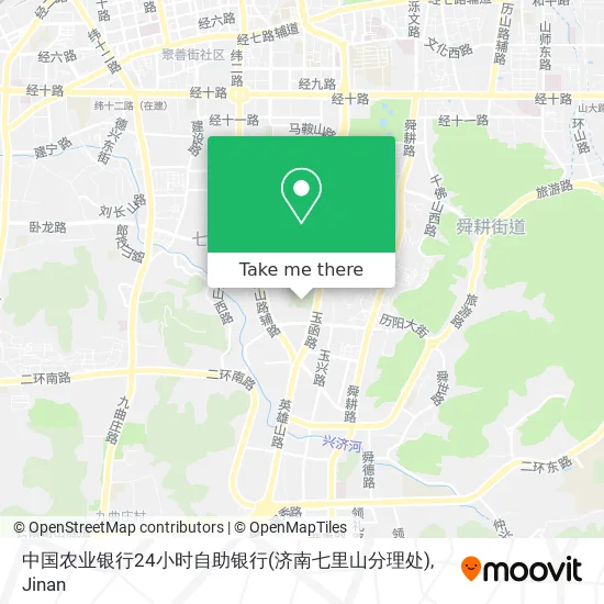 中国农业银行24小时自助银行(济南七里山分理处) map