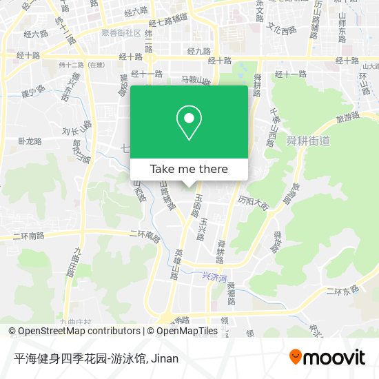 平海健身四季花园-游泳馆 map