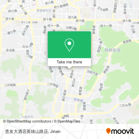 贵友大酒店英雄山路店 map